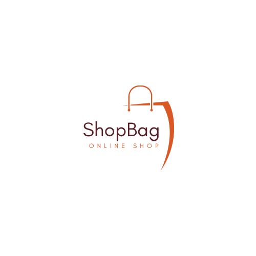 Orange Simple Online Shopping Logo